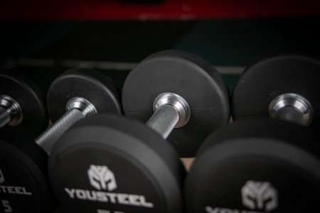 Гантели YOUSTEEL круглые полиуретановые 