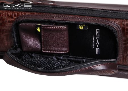 Кейс QK-S Captain 2x2 коричневый аллигатор