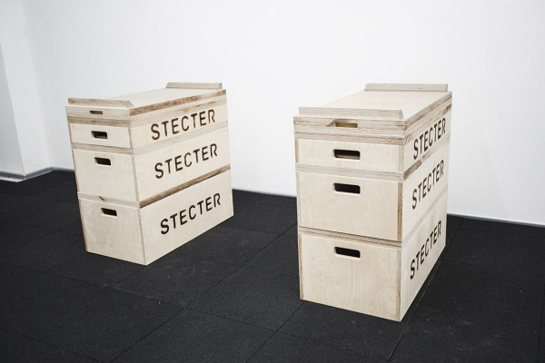 Дополнительная секция тяжелоатлетических плинтов 6 см (пара, материал-фанера)