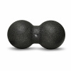 Шар массажный сдвоенный 24 х 12 см черный (без цветной коробки)