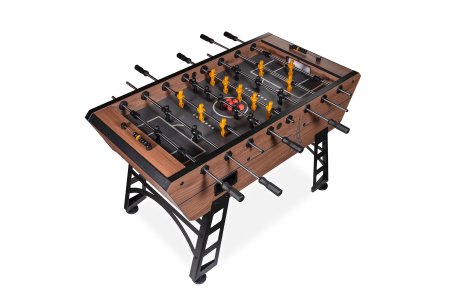 Игровой стол - футбол "Eiffel" коричнево-черный