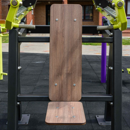 F-2801 Уличный тренажер Жим вверх с переменной нагрузкой ZAVODSPORTA