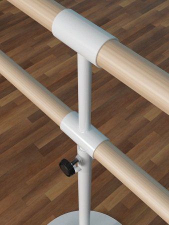 Кронштейн мобильный двухрядный на круглом основании с регулировкой высоты