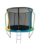 Батут SportElite FLY фиберглас с защитной сеткой внутрь и лестницей 10FT
