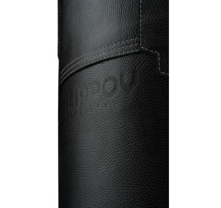 Боксёрский мешок FILIPPOV Ø40 кожа (Черный) -  130см/40см/58-60кг