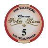 Набор для покера Valentino Ceramic на 300 фишек в кейсе из бука, Partida