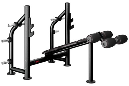 Олимпийская скамья для жима с отрицательным углом наклона UFC 