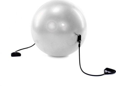 Мяч для фитнеса «ФИТБОЛ-65 с эспандерами»