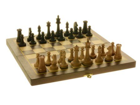 Шахматы складные бук 50см с фигурами
