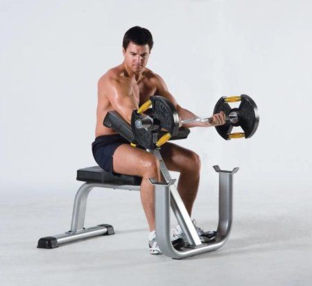 Скамья Скотта TuffStuff Evolution Seated Arm Curl Bench CAC-365