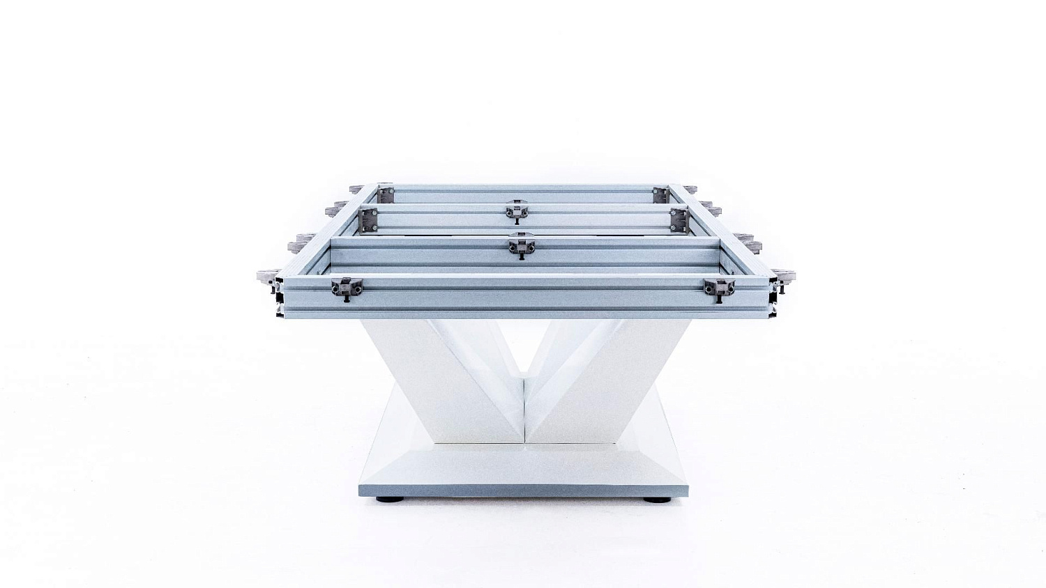 Бильярдный стол для пула RASSON "Victory 2 Plus" 8 футов (белый, сланец 30 мм)