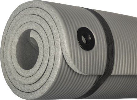 Коврик для йоги и фитнеса Sundays Fitness IR97506 (180x60x1.2см, серый)