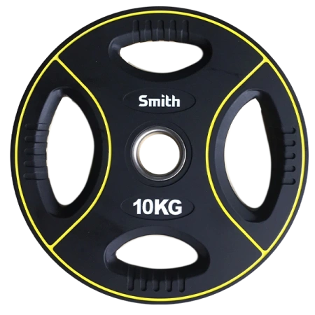 Диск для штанги Smith полиуретановый 10 кг.