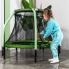 Батут DFC JUMP KIDS 48" cв.зелен, сетка (120cм)