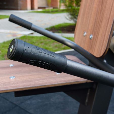 C-1901 Уличный Велотренажер горизонтальный с безынерционным нагрузочным механизмом ZAVODSPORTA