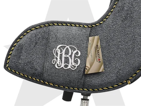 Дизайнерское кресло FUJIMO Monogram Silver Steel