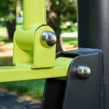 S-1056 Уличный тренажер Тяга Сверху - Жим от груди ZAVODSPORTA