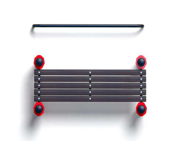 Лавочка для пресса с упором для ног (PAW-34)