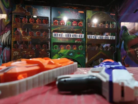 Детский NERF тир "БАТЛ"