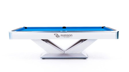 Бильярдный стол для пула RASSON "Victory 2 Plus" 8 футов (белый, сланец 30 мм)
