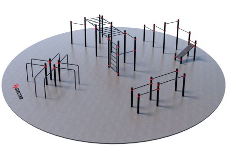 Проект "Дворовая площадка для Воркаут 2-2"