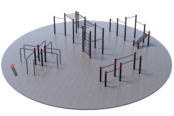 Проект "Дворовая площадка для Воркаут 2-2"