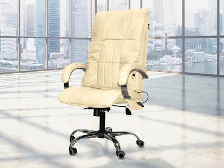 Офисное массажное кресло EGO BOSS EG1001 КРЕМ (Арпатек)