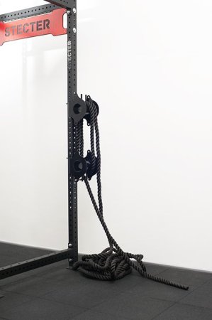 Канатный тренажер "Двойная бочка" с канатом (20м)