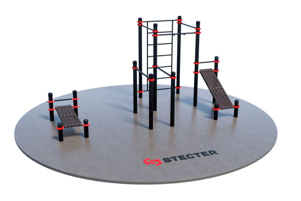 Проект "Воркаут площадка для коттеджа 1-3"