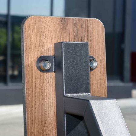 F-2806 Уличный тренажер Трицепс-машина (имитация отжиманий) с переменной нагрузкой ZAVODSPORTA