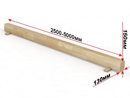 Бревно напольное гимнастическое