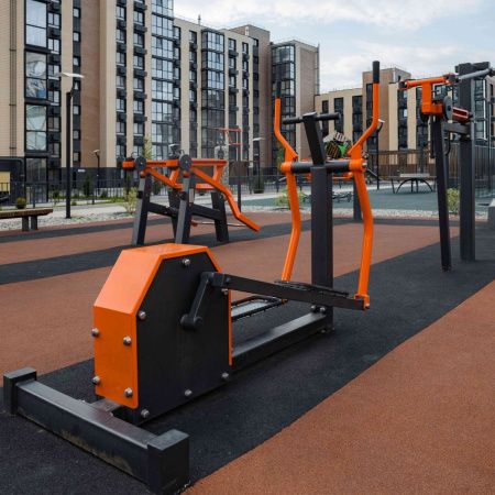 C-1902 Уличный тренажер Эллипсоид с безынерционным нагрузочным механизмом ZAVODSPORTA