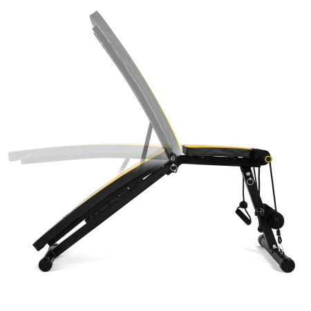 Скамья универсальная с эспандерами DFC D008Y