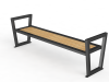 Скамья для улицы без спинки "Трапеция"