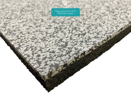 Двухслойное рулонное покрытие SAGAMA DYNAMICO DUO 90% - 12 мм (8+4)