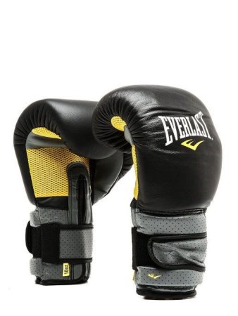 Перчатки на липучке Everlast Pro Leather Strap 