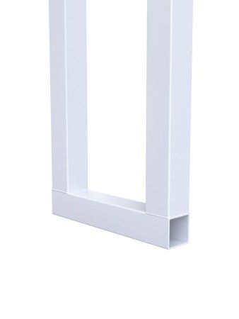 Баскетбольная стойка двухопорная с трен. щитом 1200х900 мм из оргстекла 10 мм и массовым кольцом