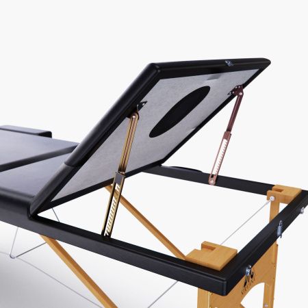 Массажный стол DFC NIRVANA Relax Pro, цвет чёрный