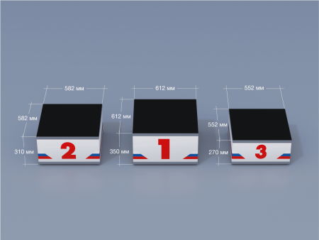 Пьедестал (ЭКО) Матрешка 612х612мм (квадратный)