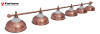 Светильник Fortuna Crown Red Bronze 6 плафонов