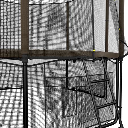 Батут UNIX Line Black&Brown 8 ft (outside)