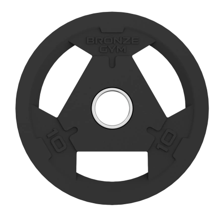 Диск олимпийский BRONZE GYM обрезиненный 10 кг