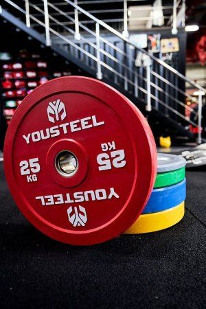 Диск YOUSTEEL EVO BUMPER PLATE 25 кг.