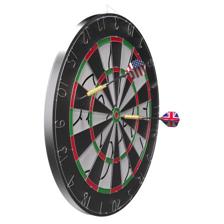 Дартс DFC METAL двусторонний 45 см, 6 дротиков