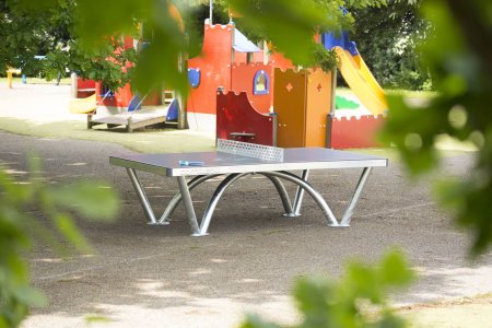 Теннисный стол антивандальный CORNILLEAU Park (серый)