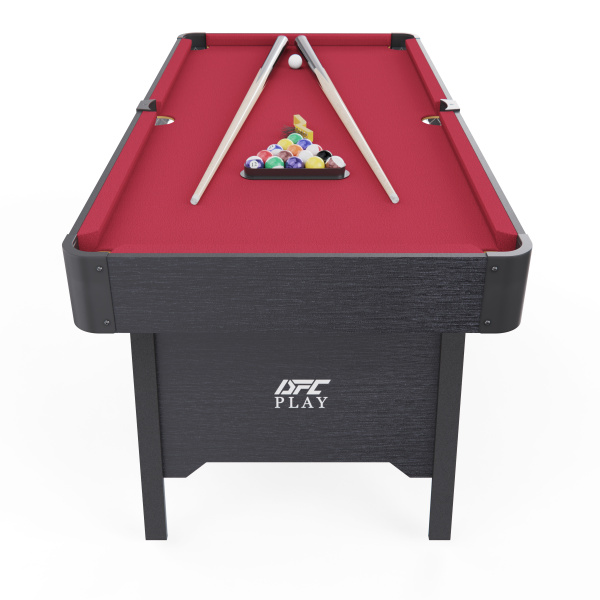 Игровой стол - бильярд DFC 54" 135 x 65 см, красный