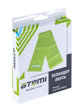 Эспандер-лента Atemi, ALB03, 0,6x120x1500 мм, 15 кг