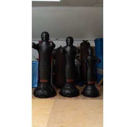 Спарринг-партнер FILIPPOV из натуральной кожи (Черный) - 178см/90кг