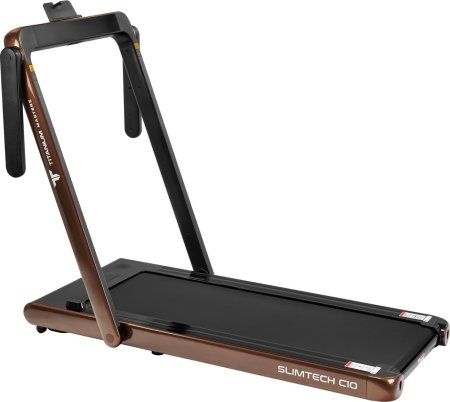 Беговая дорожка Titanium Masters Slimtech C10, коричневая