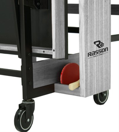 Теннисный стол для помещений RASSON PREMIUM R200 Indoor серебрянный туман с сеткой
